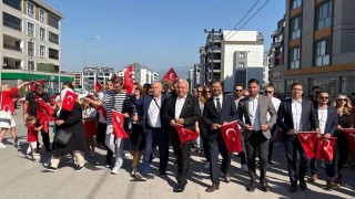 Nilüferde coşkulu 30 Ağustos Zafer Bayramı yürüyüşü