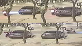 O anlar kamerada: Park halindeki araca saldırdı polisi görünce kaçtı