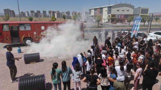 Öğrencilere afet güvenlik eğitimi verildi