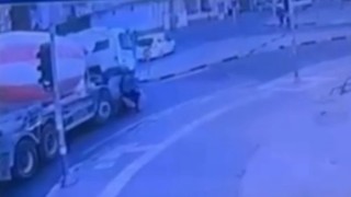 Ölümden kıl payı kurtuluş kamerada