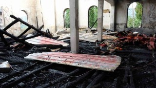 Orduda 60 yıllık cami küle döndü