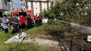 Orduda plastik atık yangını paniğe neden oldu