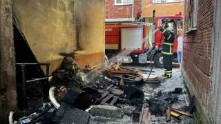 Orduda yakılan çöpler yangına neden oldu