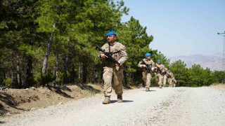 Orman yangınına karşı jandarma komandoların gözü yeşil doğada