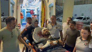 Orman yolu çalışmasında patlatılan dinamit işçiyi ağır yaraladı