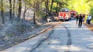 Ormana sıçrayan yangın söndürüldü