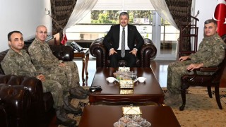 Osmaniye Valisi Yılmaz, Tuğgeneral Yürüten ve Tuğgeneral Günal’ı Kabul Etti