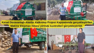 Osmaniye’de Çiftçilere Hibe Edilen Tarım Makineleri Kontrol Edildi