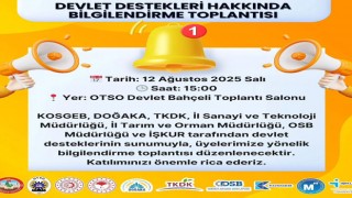 Osmaniye’de Devlet Destekleri Tanıtılacak