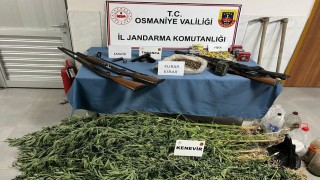 Osmaniye’de Jandarmadan Uyuşturucu ve Silah Operasyonu