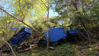 Osmaniyede traktör uçurumdan devrildi: 2si çocuk 5 kişi yaralandı