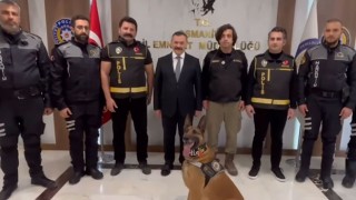 Osmaniye’nin Gururu Narkotik Köpeği Pars Emekliye Ayrıldı
