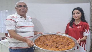 Osmaniye’nin Lezzeti Etli Kömbe, Milli Sporcu Kılınç ile Buluştu