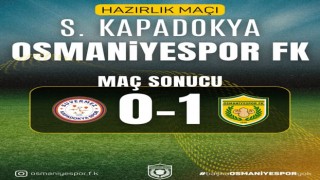 Osmaniyespor FK Hazırlık Maçında Galip Geldi