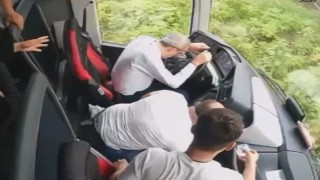 Otobüs kazasında yeni görüntüler ortaya çıktı: Şoför rahatsızlandı, ikinci kaptan yetişemedi
