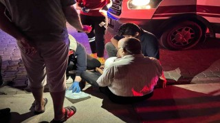 Otomobil ile çarpışan motosikletli yaralandı