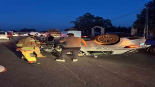 Otomobil, sepetli motosiklete çarpıştı: 6 yaralı