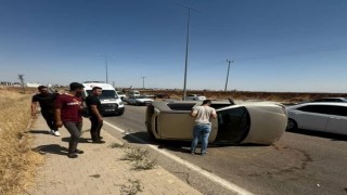 Otomobil takla attı: 1 yaralı