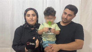 Otomobilin çarptığı çocuğun anne ve babası konuştu