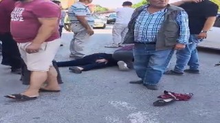 Otomobilin çarptığı yaya yaralandı