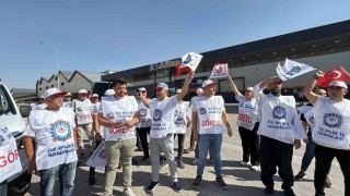 Öz İplik İş Sendikasından işten çıkarmalar nedeniyle Altınsar Tekstilde eylem