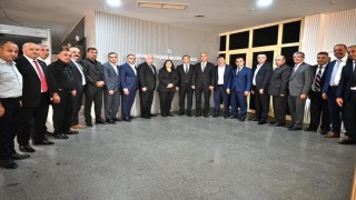 Özmeriç, nezaket ziyaretinde şoför esnafının sorunlarını dile getirdi