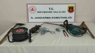 Patlayıcı madde ile kaçak kazıya suç üstü