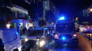 Polisin dur ihtarına uymayan sürücü kaçarken kaza yaptı