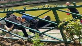 Polisten nefes kesen operasyon: Porsuk Çayına atlamaya çalışan kadın kurtarıldı