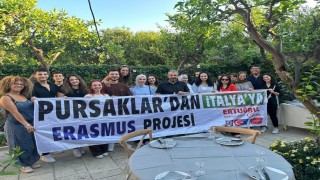 Pursaklar Belediye Başkanı Çetin, İtalyada eğitim gören gençleri ziyaret etti