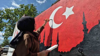 Resim öğretmeninin fırçasıyla mahallenin adı değişti