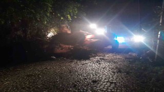 Rizede heyelan: Yol ulaşıma kapandı