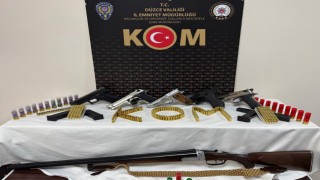 Ruhsatsız silah kullananlara operasyon, 2 gözaltı