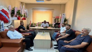 Sağlık-Sen heyeti Silopi Devlet Hastanesi Müdürü ile bir araya geldi