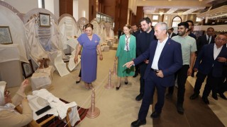 Şahinbey Belediyesi Yaz Okulu Kursiyerlerinden El Emeği Sergisi