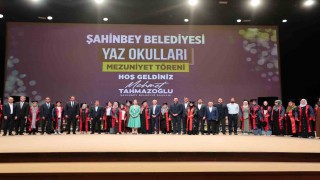Şahinbey Belediyesi yaz okulu mezuniyet töreni düzenlendi