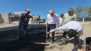 Şahinbeyde asfalt çalışmaları sürüyor