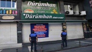 Şahinbeyde tarihi geçmiş ürün kullanan dürümcüye kapatma cezası