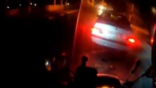 Sahte plakalı otomobil ile mahalleyi huzursuz ettiler