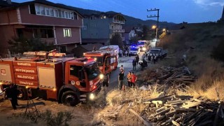 Sakaryada elektrik direğinde yaşanan patlama yangına sebep oldu