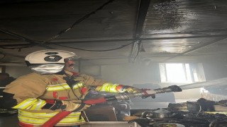 Samandağda ev yangını