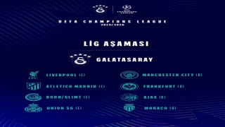 Şampiyonlar Liginde Galatasarayın rakipleri belli oldu