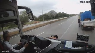 Samsunda 2 kişinin öldüğü otobüs kazasının dehşet görüntüleri ortaya çıktı