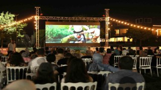 Samsunda açık hava sinema gecelerine yoğun ilgi