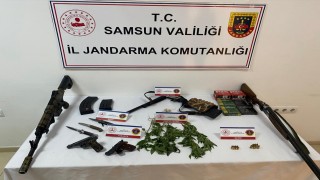 Samsunda silah operasyonu: 5 kişi yakalandı