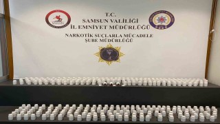 Samsunda şüpheli araçta 16 bin 555 adet sentetik ecza ele geçirildi: 1 gözaltı