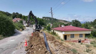 Samsunun Havza ilçesinde yeni içme suyu hattı