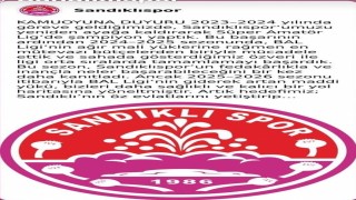 Sandıklıspor, BAL ligine katılmama kararı aldı