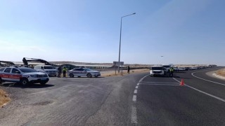 Şanlıurfada jandarmadan dron destekli trafik denetimi