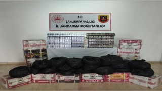 Şanlıurfada kaçak çay ve sigara ele geçirildi